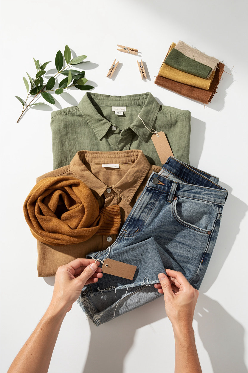 Eco-Vintage Giize sustainable fashion collection showcasing pre-loved clothing for eco-conscious shoppers